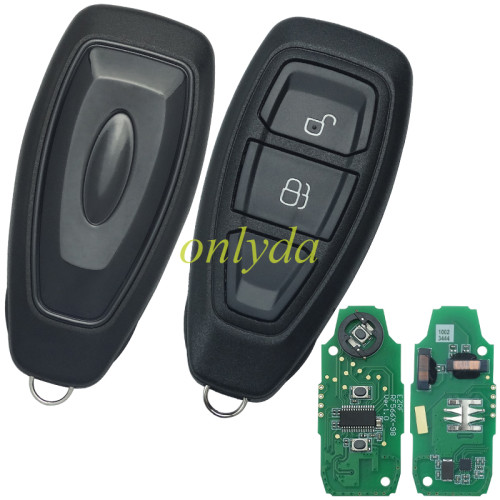 Free shipping For Ford Focus 2 button  keyless remote key  with 434mhz without chip fcc ID :KR55WK48801