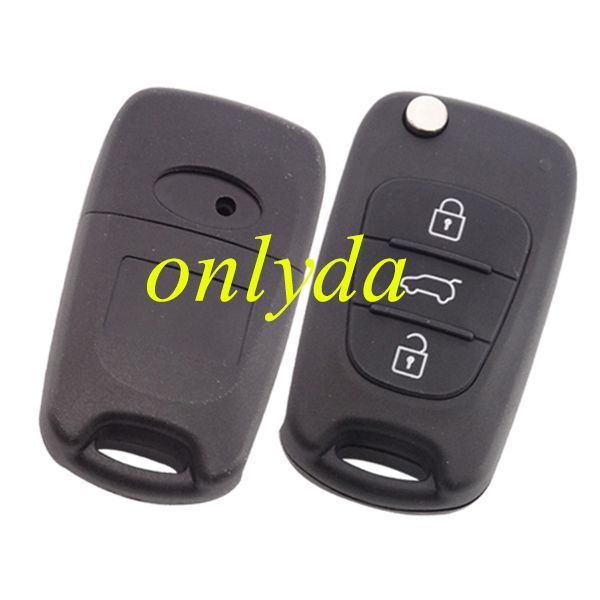Free shipping For 3 button remote key 434mhz  FSK with OEM PCB and after market key shell