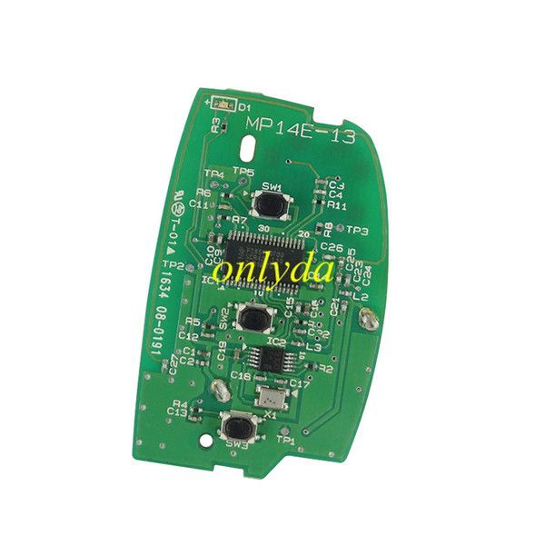 Free shipping For Hyundai  TUCSON 2016-2018 95440-D3000(TL) keyless Smart 3 button remote key with NCF2952X  PCF7945/7953 chip (HITAG2) with 433mhz Hyundai [Genuine] 95440D3000 (OEM) FCCID: FOB-4F07