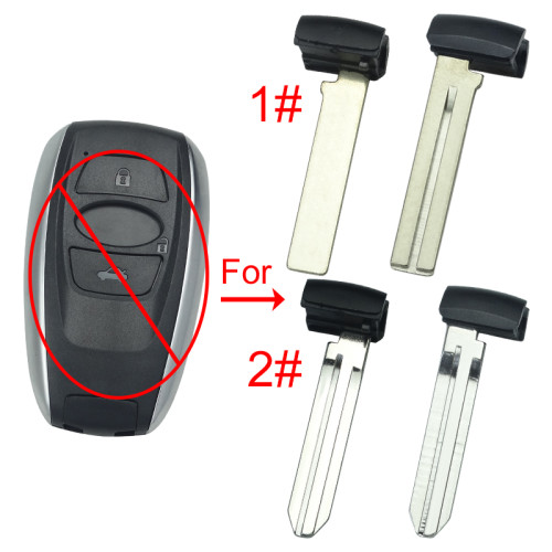 Free shipping 10pcs/lot For Subaru  emergency key blade， pls choose blade