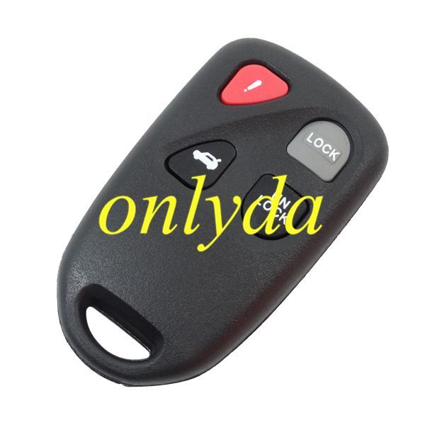 Free shipping 10pcs/lot For Mazda 4 button remote key case