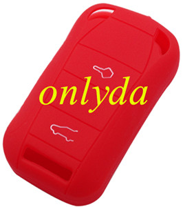Porsche 2 button silicon case (Black,Blue ,Red. Please choose the color)