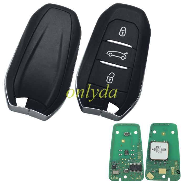 Free shipping For Citroen  smart remote key with 434MHZ with 46 chip 7945A