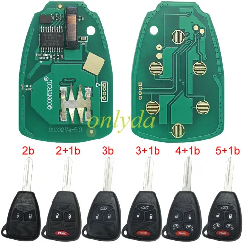 For Chrysler remote key 46 Chip   OHT692427AA 315Mhz