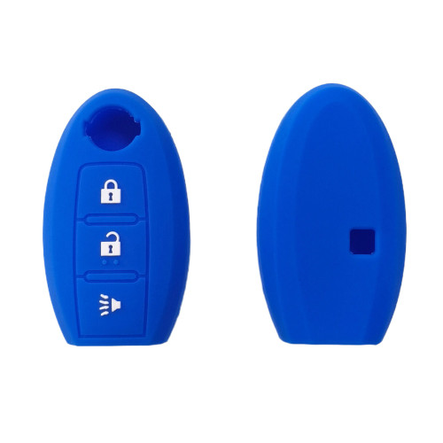 For Nissan 3 button silicon case (black,blue ,red. Please choose the color)
