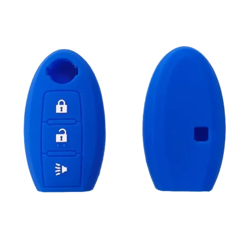 For Nissan 3 button silicon case (black,blue ,red. Please choose the color)