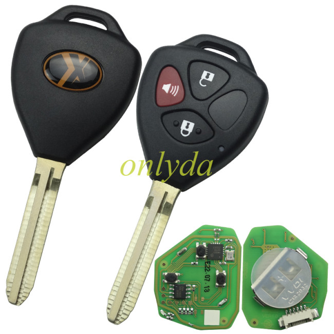 Free shipping For oyota Style( Flat-right 3BTN-Triangle) XKTO04EN