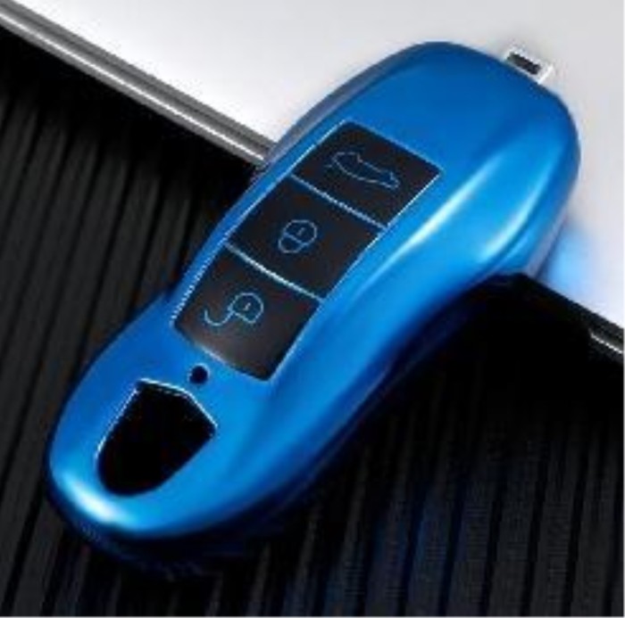 For Porsche 3 button TPU protective key case please choose the color