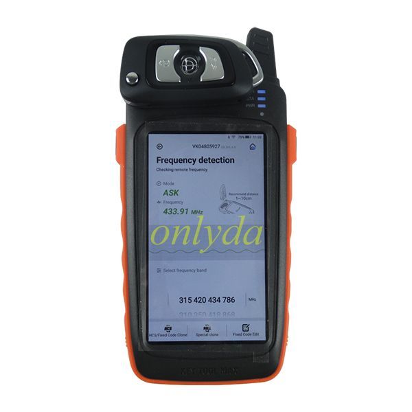 Free shipping For Brilliance Auto 2  remote key  Transpondedor Mas para46 metros PCF7936 8F2A3811 56CFD410 with 433.91mhz ask Brilliance V3