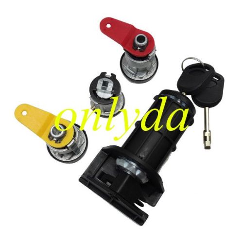 Free shipping Ford  carnival full set lock with left door lock, right door lock,igntion lock and trunk lock