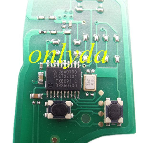 Free shipping For Vauxhall 2B remote key PCF7941 chip-434mhz  G4-AM433TX 13271922 000274  After market remote