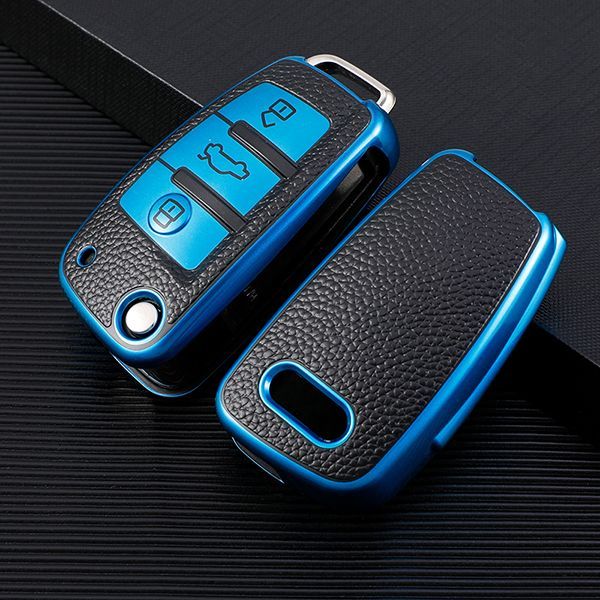 For Audi A3/Q3/Q2L/A1/S3 3button TPU protective key case,please choose the color