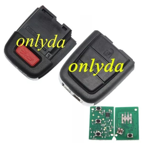 Free shipping For Chevrolet black 2+1 button remote key with 434mhz
