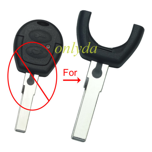 Free shipping 10pcs/lot For VW golf remote key head