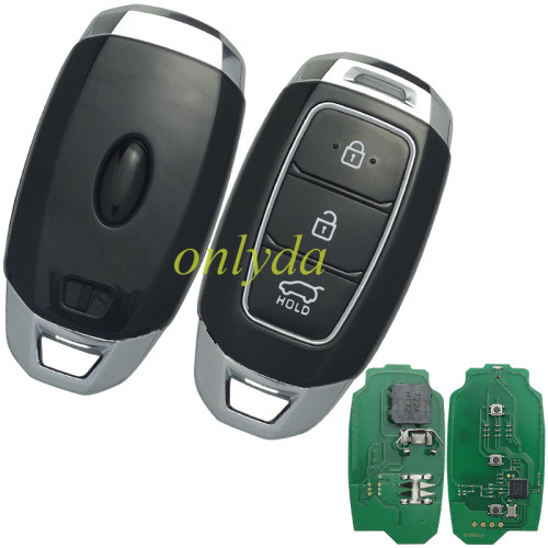 Free shipping Aftermarket Hyundai 3 button smart keyless remote key with 434mhz  for Hyundai Kona ，95440-J9101 with NCF2951/ ID47 chip