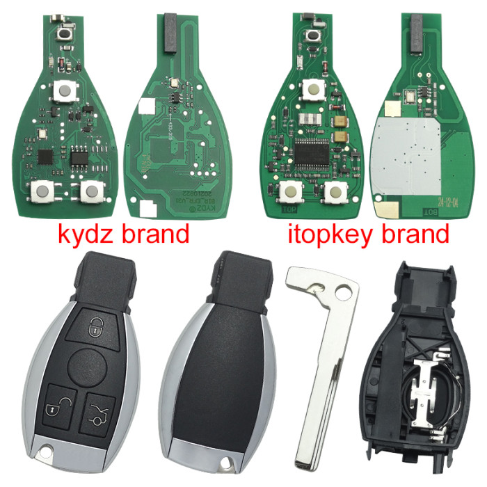 Free shipping Benz Mercedes remote key,3 button NEC and BGA and BE' 315mhz/434mhz