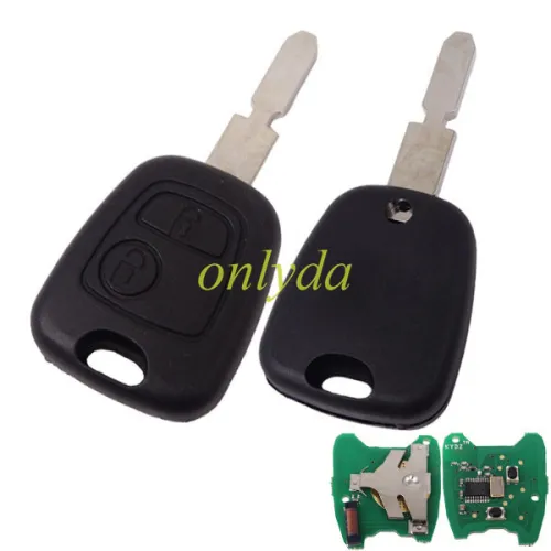 For peugeot  2B remote 406 NE78 blade  with  PCF7961 chip 46 chip