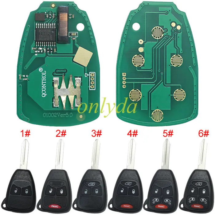 For Chrysler remote key 46 Chip   OHT692427AA 315Mhz