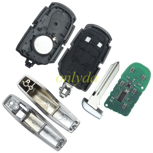 Free shipping For Maserati 4 button remote key with PCF7945/7953(HITAG2) ID46  433MHz  for  2014-2016 Maserati Quattroporte Ghibli M3N-7393490