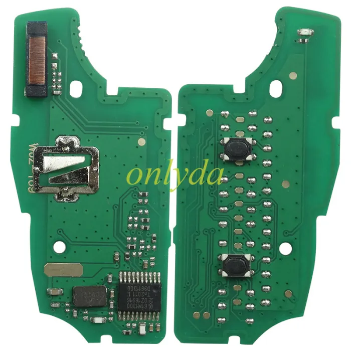 aftermarket   Nissan 2 button  remote key  with PCF7961M 4A chip with  434mhz, FSK