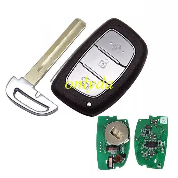 Free shipping keyless Smart 3 button remote key with PCF7945/7953 chip (HITAG2) with 433mhz