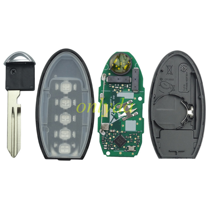 Free shipping For Nissan keyless  4+1 button remote key with 433mhz 2019-2020 Nissan Rogue  FCCID:KR5TXN4 S180144507