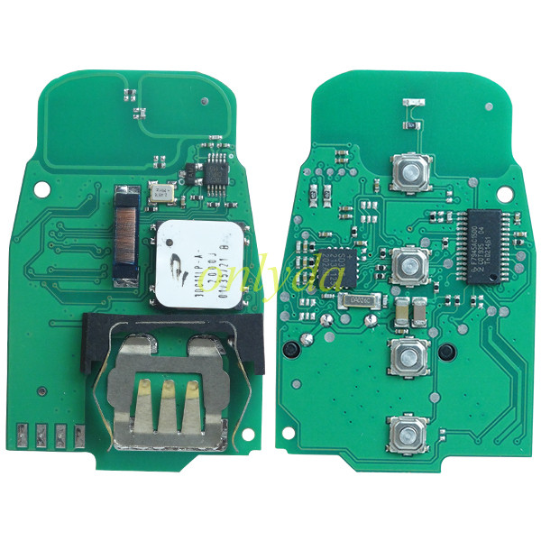 Free shipping For Audi 3 button keyless remote key Audi A6, A8, Q3,Q5,Q7,  NXP  FCF7945AC1500 CMK008 05 Tn61638