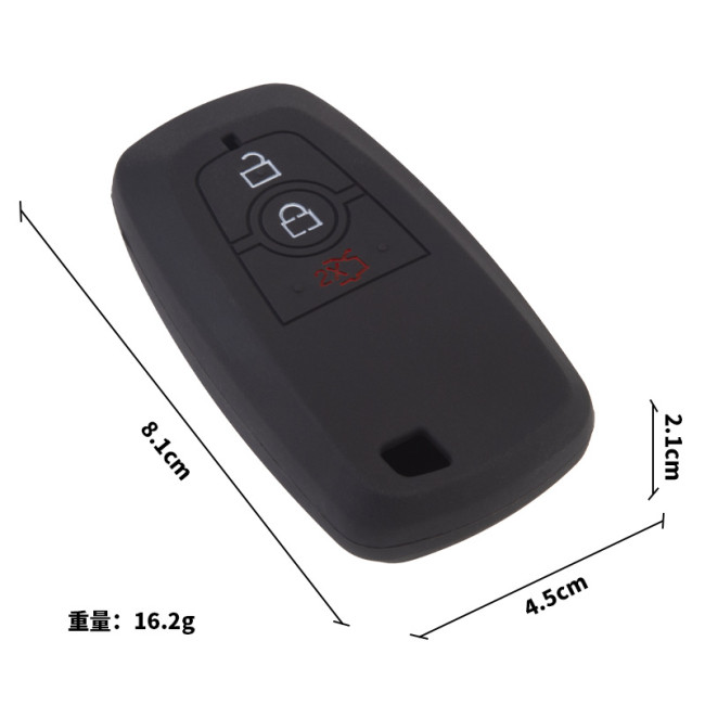 For Ford 2+1 button remtoe  key silicon case (Blue)