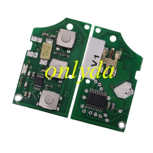 Free shipping 5pcs/lot For VW 3 Button remote control 1J0 959 753 DJ 315Mhz