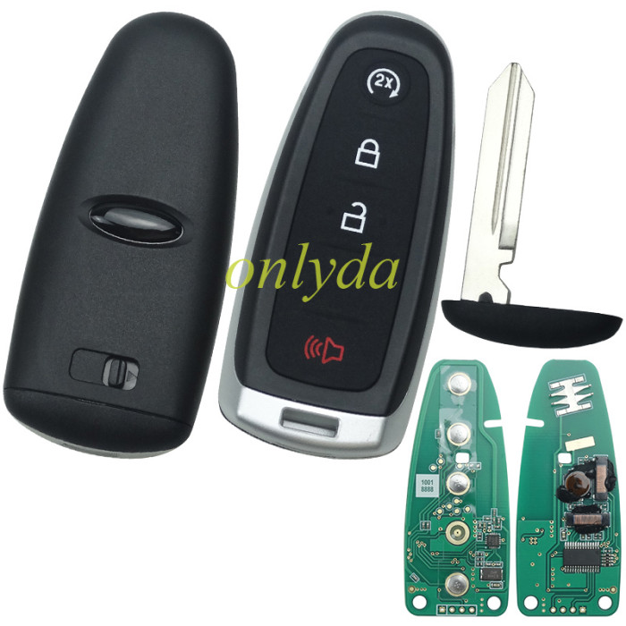 Free shipping For keyless 3+1 button remote key with PCF7953 AC1500 chip-315mhz ASK model(FCCID-M3N5WY8609 Smart Key Remote Key Ford Escape Titanium Focus)