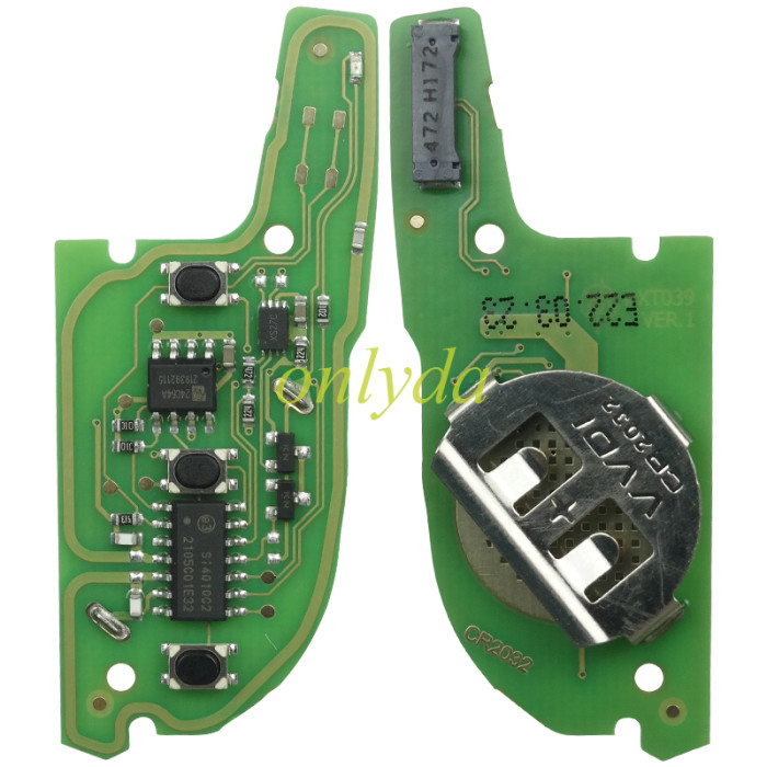 Free shipping For XHORSE UNIVERSAL KNIFE STYLE FLIP Super Remote XEKF21EN  VVDI Key Tool VVDI2