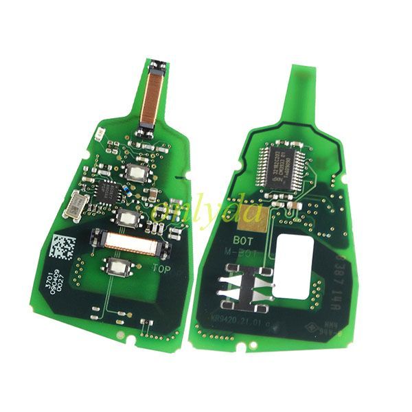 Free shipping For Hyundai Veracruz keyless go 3 button remote key with 433mhz with 46 chip