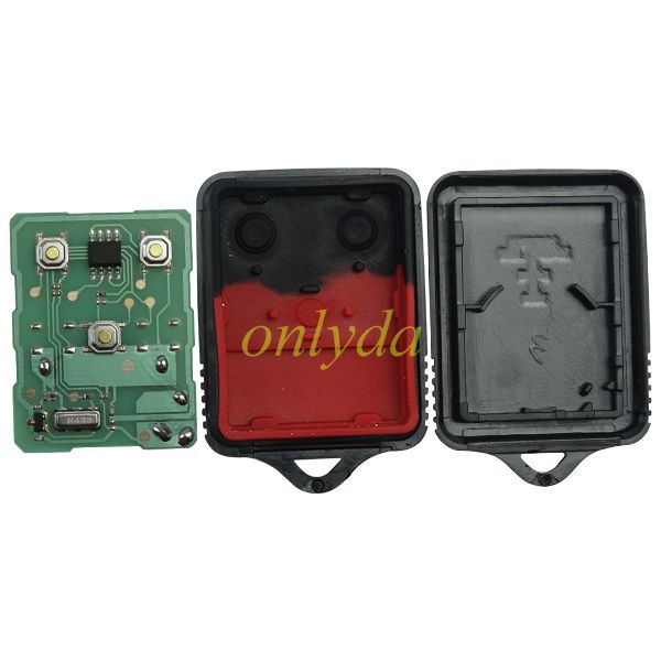 Free shipping 10pcs/lot For Ford 3button Remote control with 315mhz or 434mhz