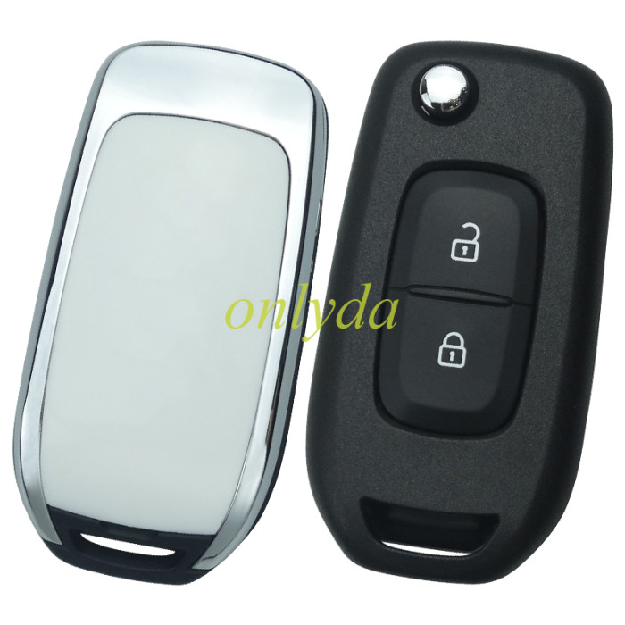 Free shipping For  Renault 2 Button flip remote PCF7961 chip-434MHZ FCCID:CWTWB1G767   for Renault Captur/Megane 3，please choose the blade
