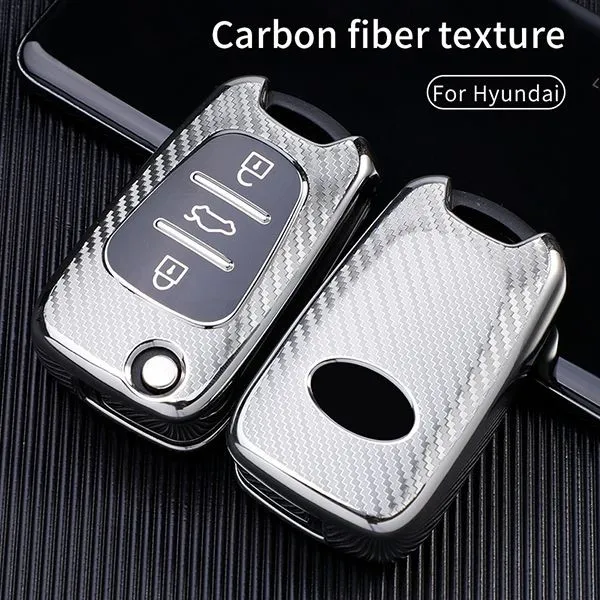 For Hyundai K2 K5 3 button  TPU protective key case,please choose the color