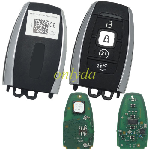 Free shipping OEM Smart Key For lincoln Buttons:4  Frequency:868MHz Transponder:HITAG PRO  Part No: HS7T-15K601-DD/ Keyless GO / Automatic start IC: A2C9314210200