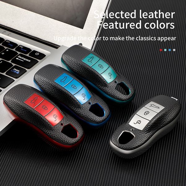 For Porsche 3 button TPU protective key case please choose the color