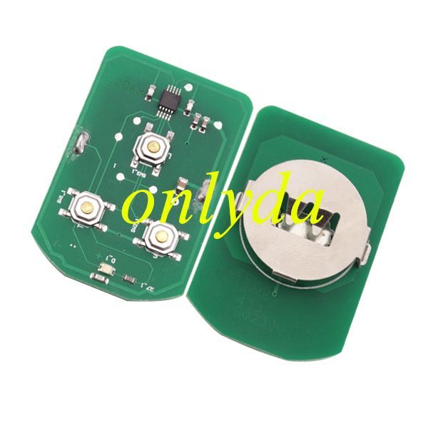 Free shipping hyun Sonata 3 button  remote control with 311mhz