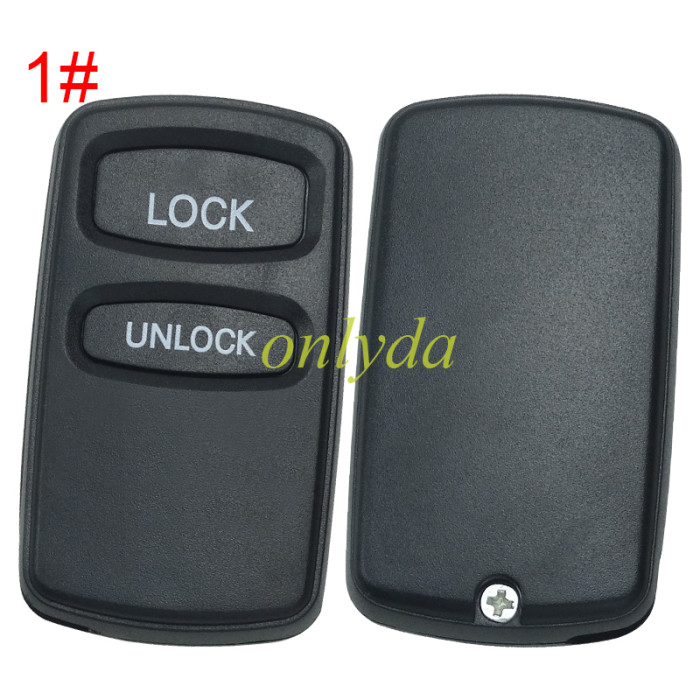 Free shipping 10pcs/lot For Mitsubishi 2/3 button  remote key shell without badge, pls choose button model