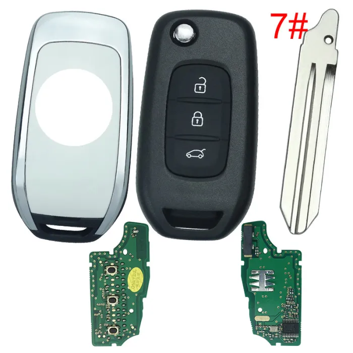 For Renault Captur/Megane 3 3B flip remote PCF7961M chip Hitag AES-434mhz FCCID:CWTWB1G767