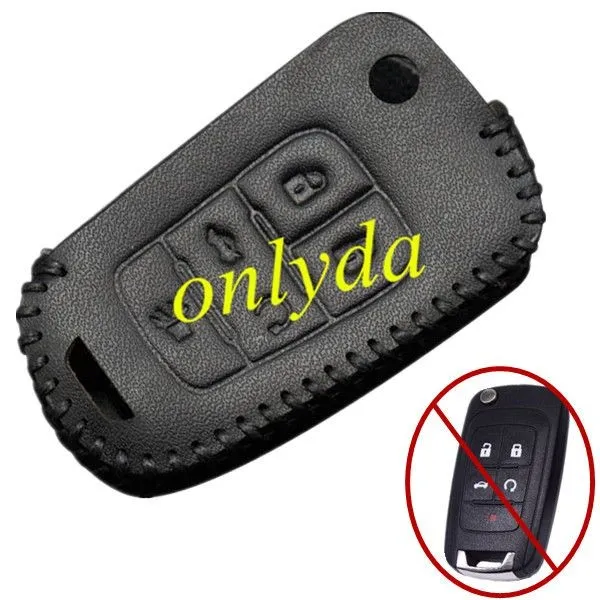 For Buick 4+1 button key leather case used new Lacrosse,new Regal.