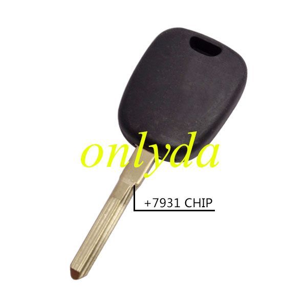 Free shipping 5pcs/lot For Benz transponder key 2 track with 7931 chip