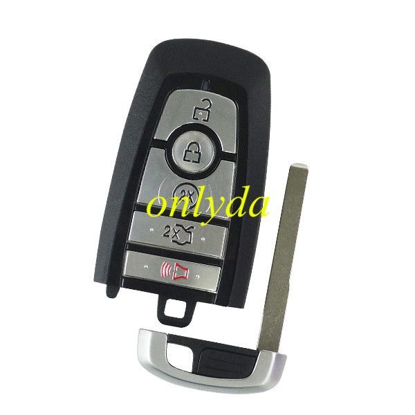 Free shipping For Ford keyless 4+1 button  remote key  with 902mhz with HITAG PRO