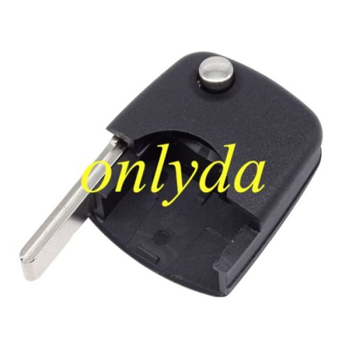 Free shipping 10pcs/lot For Audi hu66-remote key head with ID48 Crystal chip inside