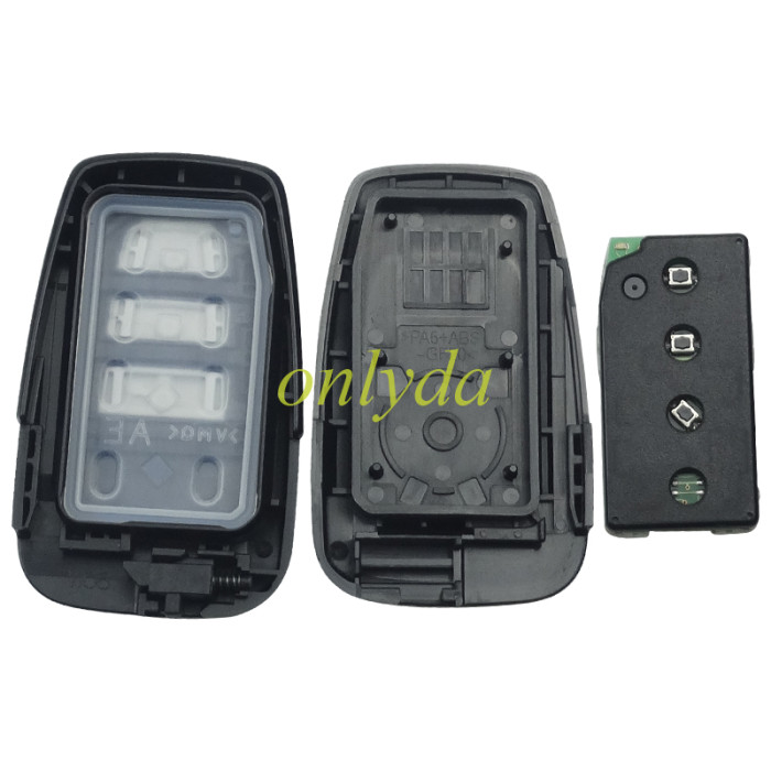 Free shipping C1 Smart for Toyota COROLLA 3 button remote key with 434mhz with FSK with AES 4A chip