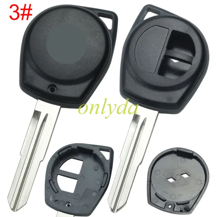 For SWIFT 2 button remote key with chip slop place with badge, pls choose blade