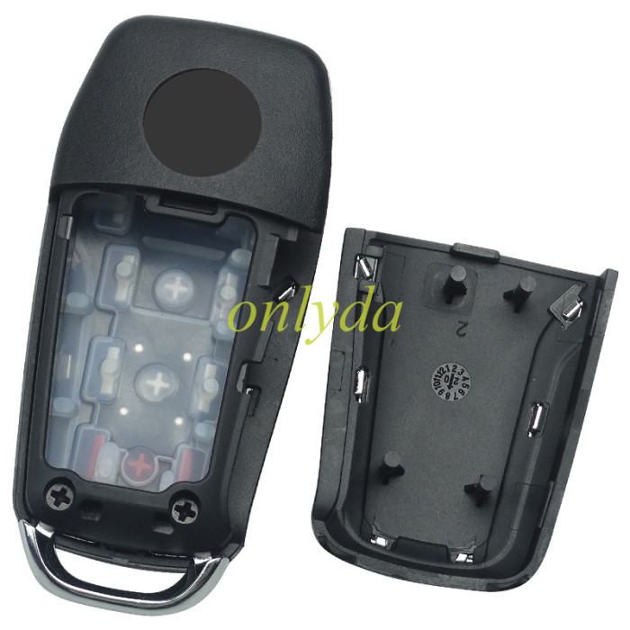 Free shipping For Xhorse VVDI Key Tool VVDI2 Flip Remote Key 3+1 Buttons d Type  XNFO01EN