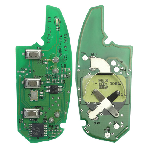Free shipping For OEM  3 button remote key with 434mhz with 4D60 Chip ANATEL;4110-14-4902 CMITT ID;2014DJ5553 95430-D3100
