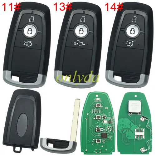 For keyless 3 button remote key with 434mhz with ID49 chip A2C93142100 HSCT-15K601-DC