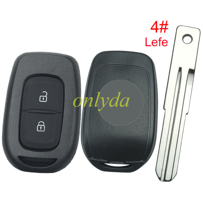 Free shipping 10pcs/lot For 2 button remote key blank with LO, please choose the blade